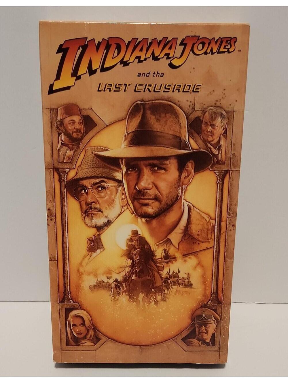 Indiana Jones and the Last Crusade Vintage (VHS, 1989) Steven Spielberg Film